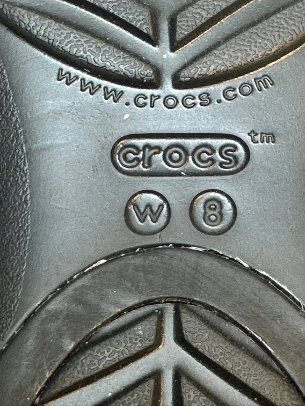 Crocs Serena Sexi Women’s Size US 8 Black Thong Slingback Flip Flop Sandal Rare - Picture 8 of 8